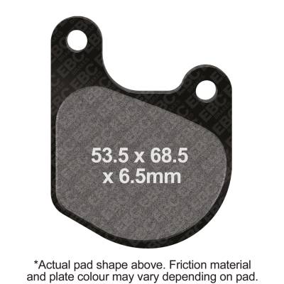 EBC Motorcycle Brakes - EBC Motorcycle Brakes FA71 Organic FA Series Pads