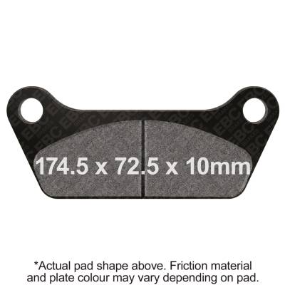 EBC Motorcycle Brakes - EBC Motorcycle Brakes FA79 Organic FA Series Pads