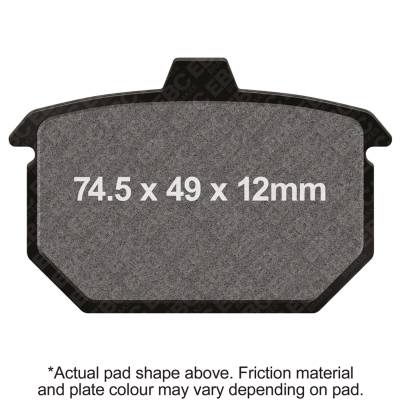 EBC Motorcycle Brakes - EBC Motorcycle Brakes FA78 Organic FA Series Pads