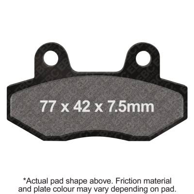 EBC Motorcycle Brakes - EBC Motorcycle Brakes FA86 Organic FA Series Pads for 11 GT250 GT250R GT650R