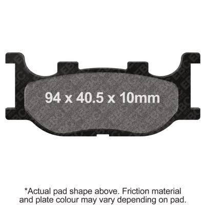 EBC Motorcycle Brakes - EBC Motorcycle Brakes SFA199 SFA Series Scooter Organic Pads for CP250 Morphous