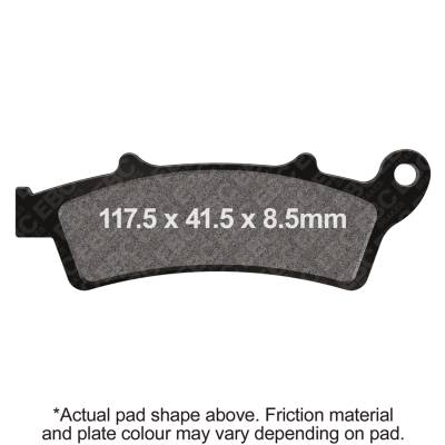 EBC Motorcycle Brakes - EBC Motorcycle Brakes SFA324 SFA Series Scooter Organic Pads