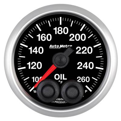 AutoMeter - AutoMeter 5638-05702-D Nascar Elite Oil Temperature Gauge