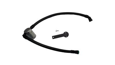 J&L Oil Separator Co - J&L Oil Separator 3093P-C Silver Oil Separator 3.0 Passenger Side