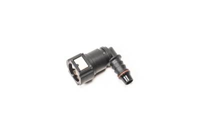 RADIUM Engineering - RADIUM Engineering 14-0703 10MM SAE FEMALE TO 90-DEG 3/8" Barb