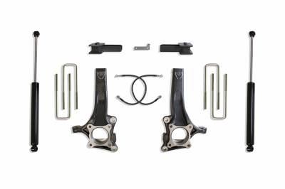 MaxTrac - MaxTrac K883242 MaxPro 4.5/2" Lift Kit w/Rear Shocks for 15-20 Ford F150 2WD