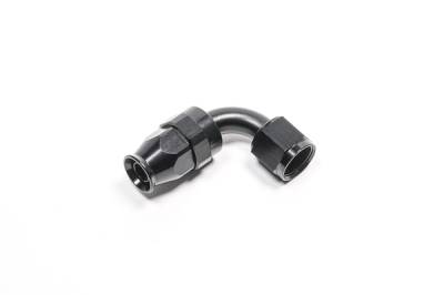 RADIUM Engineering - RADIUM Engineering 14-0636 -8AN Hose END 90-DEG PTFE Black