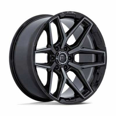 Fuel 1PC - Fuel Off Road FC854BT20108718N FLUX 20x10 8x170 -18mm Gloss Black/Brushed