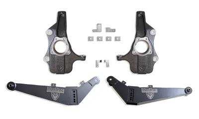 MaxTrac - MaxTrac KS330824-AR 2"/4" Lowering Kit for GM SUV w/Air Ride