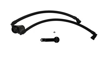 J&L Oil Separator Co - J&L Oil Separator Co 3126P-B Black Oil Separator 3.0 PCV Side