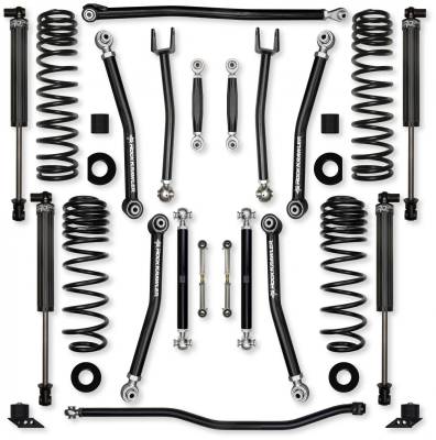 Rock Krawler - Rock Krawler JL35NL-392S1 3.5" X-Factor NL Mid-Arm Kit w/IFP for 18+ JL 4DR 392