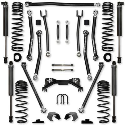 Rock Krawler - Rock Krawler JT30PXNL-S1 3.0" Pro X NL Mid-Arm Kit w/IFP for Gladiator JT Gas