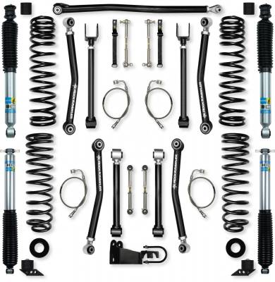 Rock Krawler - Rock Krawler JK25AXM-2B51 2.5" Adv-X Lift Kit w/Shock for 07-18 Wrangler JK