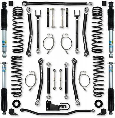 Rock Krawler - Rock Krawler JK25XF-2B51 2.5" X-Factor Lift Kit w/Shock for 07-18 Wrangler JK