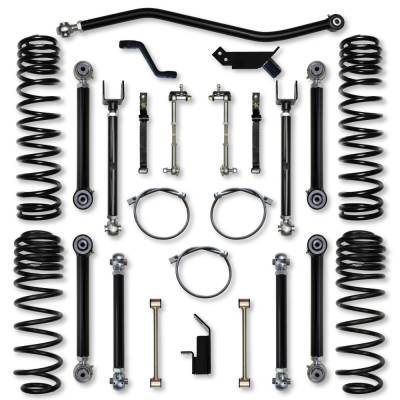 Rock Krawler - Rock Krawler TJ35XFSA 3.5" X-Factor Short-Arm Lift Kit for Wrangler TJ w/o Shock