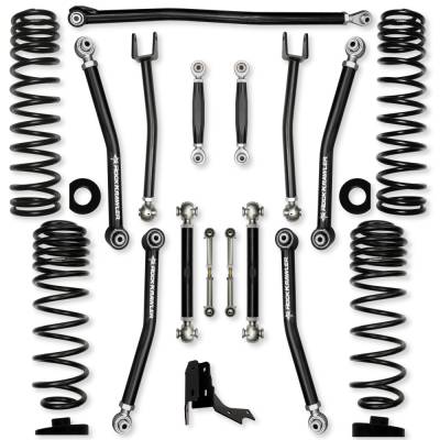 Rock Krawler - Rock Krawler JT30NL 3.0" X-Factor NL Mid-Arm Kit for Gladiator JT Rub w/o Shock