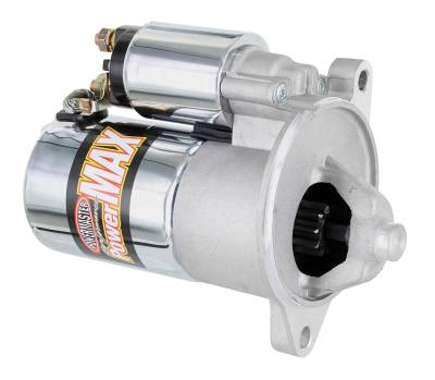 Powermaster Performance - Powermaster 19172 PowerMAX Starter Chrome Ford 164-Tooth 3/8" Offset