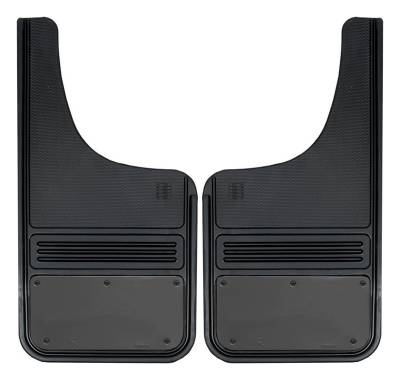 Gatorback - Gatorback 12"x23" Cut-Style Black Mud Flaps Blank Gunmetal GM1223CUT