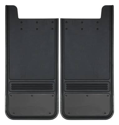 Gatorback - Gatorback 12"x26" Universal Black Mud Flaps Blank Gunmetal GM1226