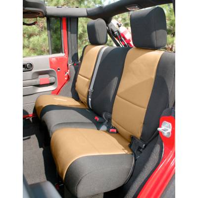 Rugged Ridge - Rugged Ridge 13264.04 Neoprene Rear Seat Cover for Jeep Wrangler Unlimited