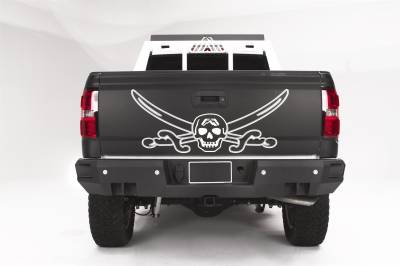 Fab Fours - Fab Fours CS14-W3151-1 Heavy Duty Rear Bumper for Sierra & Silverado 1500