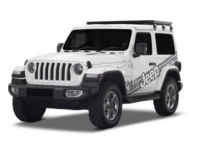Front Runner - Front Runner KRJW033T Slimline II 1/2 Roof Rack Kit for 18-23 Wrangler JL 2DR