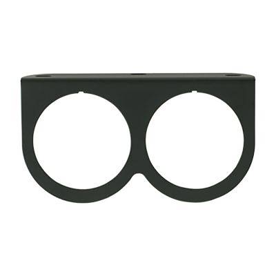 Equus - Equus E9922 Gauge Mount Panel Black 2-1/16" Double