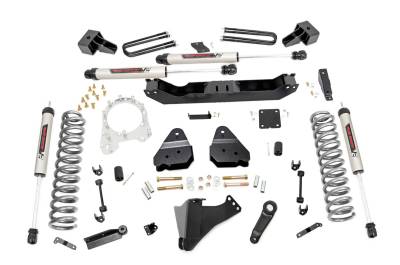 Rough Country Suspension Systems - Rough Country 55970 4.5" V2 Lift Kit for 17-22 Ford F350 SD Dually Dsl 4WD