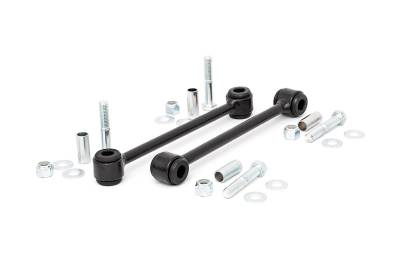 Rough Country Suspension Systems - Rough Country 1134 Rear Sway Bar Links for 2.5"-4" Lift for Jeep Wrangler JK
