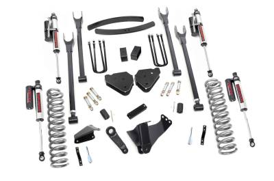 Rough Country Suspension Systems - Rough Country 57950 6" Vertex 4-Link Lift Kit for 05-07 Ford F250/F350 Diesel