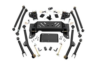 Rough Country Suspension Systems - Rough Country 90200U Long Arm Upgrade Kit for 4"-6" Lift for Jeep ZJ 4WD
