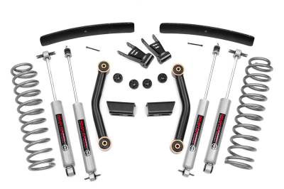 Rough Country Suspension Systems - Rough Country 62630 4.5" Suspension Lift Kit for 86-92 Jeep Comanche MJ 4WD