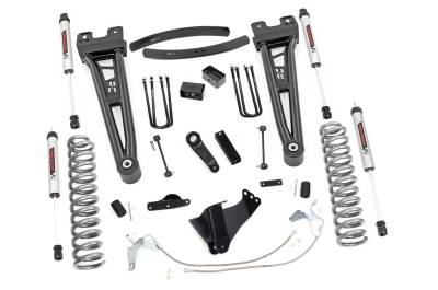 Rough Country Suspension Systems - Rough Country 53870 6" V2 Lift Kit w/Radius Arm for 08-10 Ford F250/F350 4WD Dsl