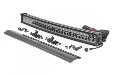 Rough Country Suspension Systems - Rough Country 70787 Bumper Mount 30" LED Light Bar Kit for 14-20 Toyota 4Runner