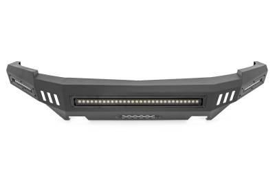 Rough Country Suspension Systems - Rough Country 10911 High Clearance Black Front Bumper for 07-13 Silverado 1500