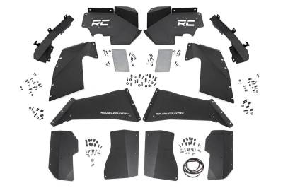 Rough Country Suspension Systems - Rough Country 10511V Front/Rear Vertex Fender Liners for 07-18 Jeep Wrangler JK