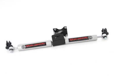Rough Country Suspension Systems - Rough Country N3 Dual Steering Stabilizer 2"-8" Lift for Jeep JK 8734930