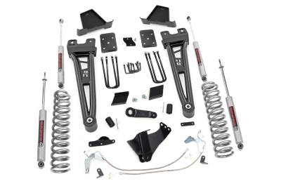 Rough Country Suspension Systems - Rough Country 540.20 6" OVLD Lift Kit w/Radius Arm for 11-14 Ford F250 4WD Dsl