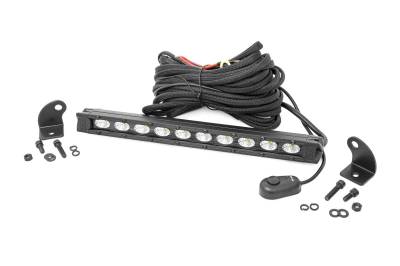 Rough Country Suspension Systems - Rough Country 70411ABL Black Series 10" Slimline LED Light Bar Each