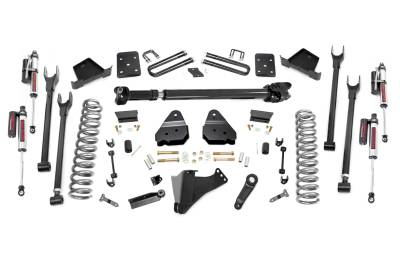 Rough Country Suspension Systems - Rough Country 52651 6" 4-Link Vertex Lift Kit 17-22 F250/F350 SD 4WD w/o OVLD
