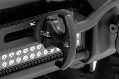 Rough Country Suspension Systems - Rough Country Multifunction Aluminum Winch Cleat Hook Black RS175B