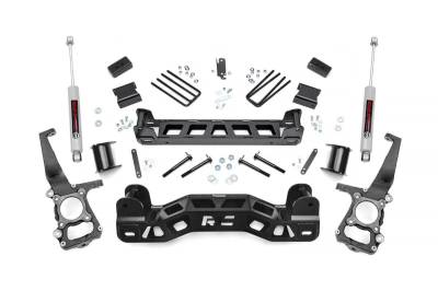 Rough Country Suspension Systems - Rough Country 57231 4" Suspension Lift Kit for 09-10 Ford F150 RWD
