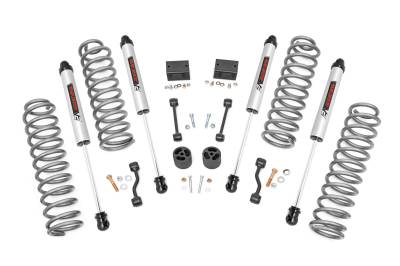 Rough Country Suspension Systems - Rough Country 91370 2.5" V2 Suspension Lift Kit for 18-23 Wrangler JL 2DR 4WD