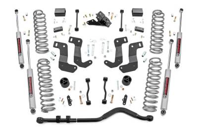 Rough Country Suspension Systems - Rough Country 62930 3.5" C/A Drop Lift Kit for 18-23 Jeep Wrangler JL 2DR
