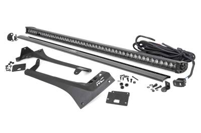 Rough Country Suspension Systems - Rough Country 70066 Windshield Mount 50" LED Light Bar Kit for 18-26 Jeep JL/JT