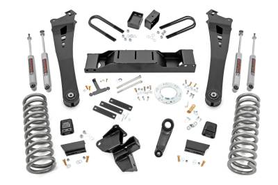 Rough Country Suspension Systems - Rough Country 37530 5" Suspension Lift Kit for 19-24 RAM 3500 4WD Diesel 68RFE