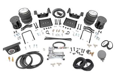 Rough Country Suspension Systems - Rough Country 100054C Rear Air Spring Kit w/Compressor 07-18 Silverado/Srra 1500