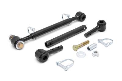 Rough Country Suspension Systems - Rough Country Front Disconnect Sway Bar Links 4"-6" Lift for Jeep CJ/YJ 1186