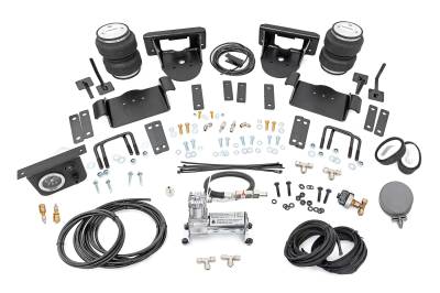 Rough Country Suspension Systems - Rough Country 10017C Rear Air Spring Kit w/Compressor for 15-20 Ford F150