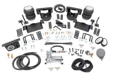 Rough Country Suspension Systems - Rough Country 10009C 0-6" Rear Air Spring Kit w/Compressor for 21-26 Ford F150